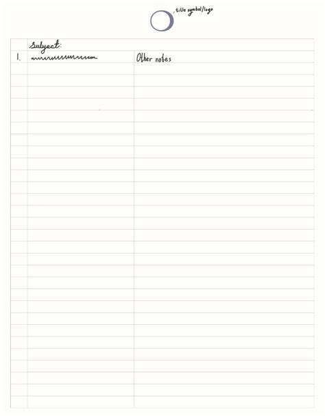 Note Template Notability Gallery