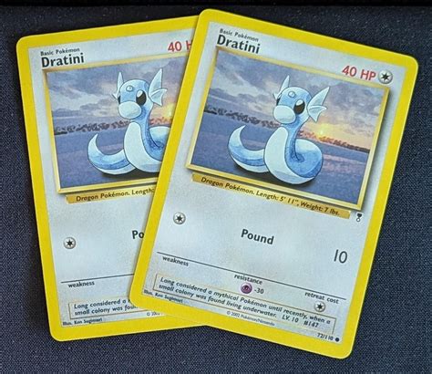 Dratini 72 110 X2 Legendary Collection Pokemon Cards NM