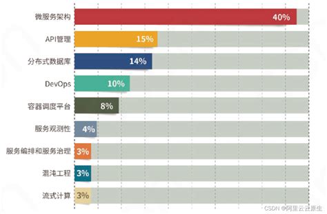 40 的云原生开发者专注于微服务领域企业使用云原生比例 Csdn博客