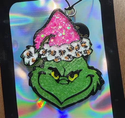 Grinch Freshie Mean One Freshie Car Freshie Christmas Freshie Car Air Freshner Etsy