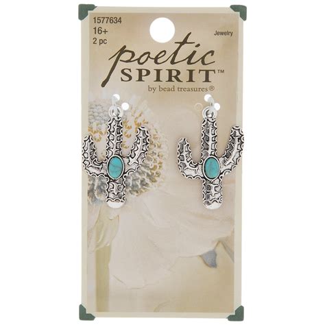 Imitation Turquoise Cactus Pendants Hobby Lobby 1577634