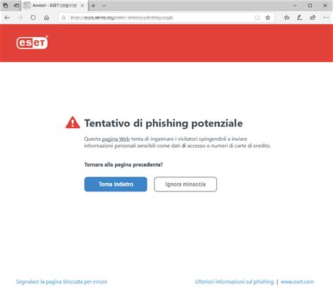 Protezione Anti Phishing ESET NOD32 Antivirus 17 Guida Online ESET