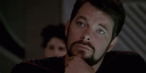 Star Trek Will Riker Stroking Beard GIF - Beard Guys With Beards Men With Beards - Discover ...