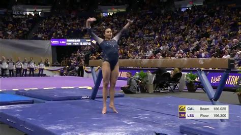 Maya Bordas Cal 2019 Beam Vs Lsu 8 95 Youtube