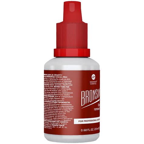 Ремувер для удаления краски с кожи BRONSUN Dye remover, 20мл купить по ...