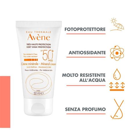 Avène Crema Schermo Minerale Spf 50 50 Ml Redcare