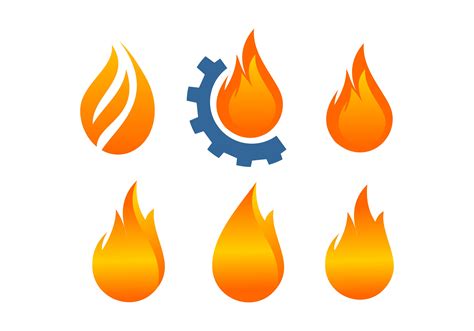 Oil And Gas Fire Logo Vector Gr Fico Por Qnah Creative Fabrica