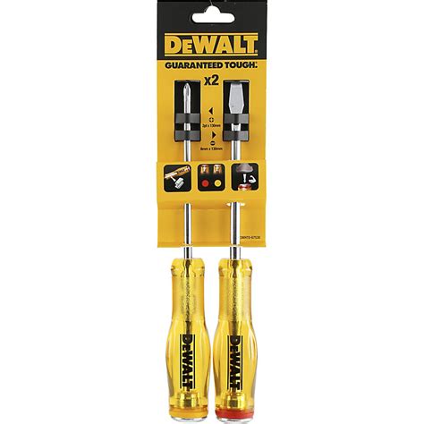 Dewalt Demolition 2 Piece Mixed Screwdriver Set Diy At Bandq