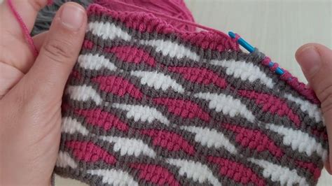 Super Easy Tunusian Crochet Knitting Ahane Ok Kolay Tunus I