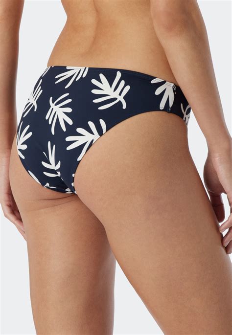 Mini Bikini Bottoms Coral Dark Blue Patterned Mix Match Coral Life