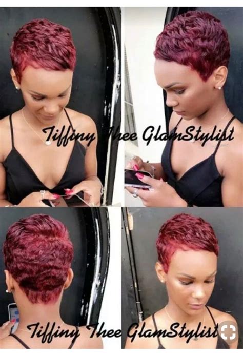 Pin By Shondra Ulmer On Pixie Goals Short Sassy Hair Black Hair