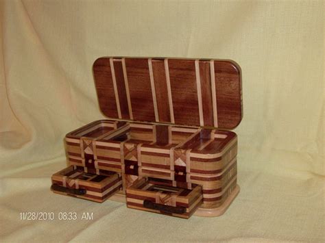 Handcrafted Exotic Wood Jewelry Box By Woodbygeorge On Etsy