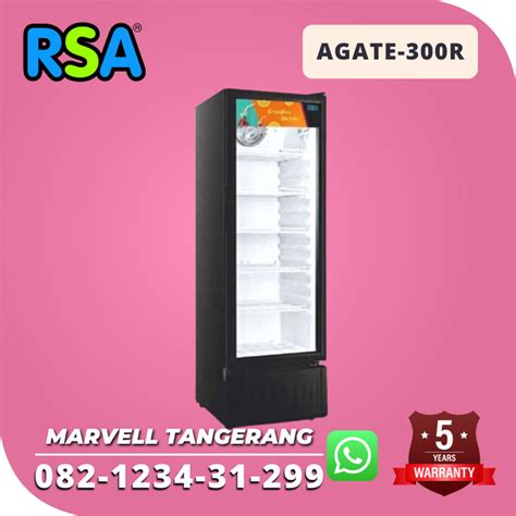 Jual Showcase Rsa Agate R Lemari Pendingin Pintu Garansi Resmi