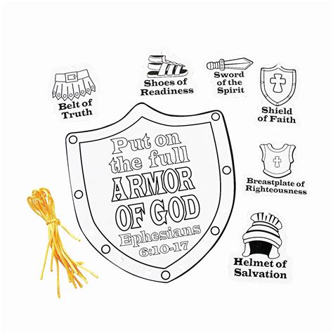 Wonderful Belt Of Truth Coloring Page Armor God Pages Staruptalent Com