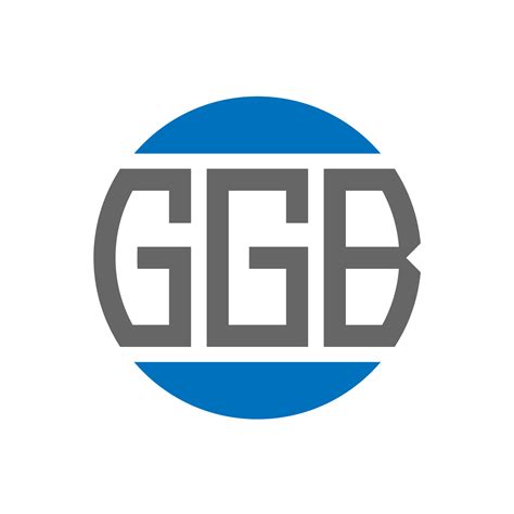 diseño de logotipo de letra ggb sobre fondo blanco Concepto de