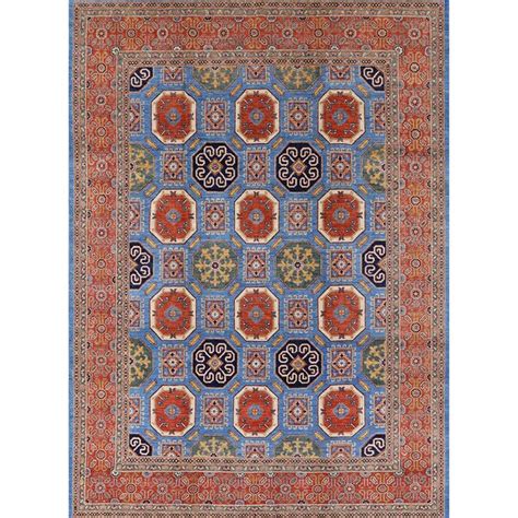 Bungalow Rose Machine Woven Power Loomed Orange Blue Green Rug Wayfair