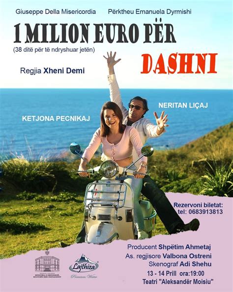 DURRËSI Në Teatrin e Durrësit vjen komedia 1 Milion euro për dashni