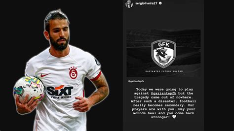 Galatasaraylı Sergio Oliveiradan Gaziantep FK mesajı Umarız