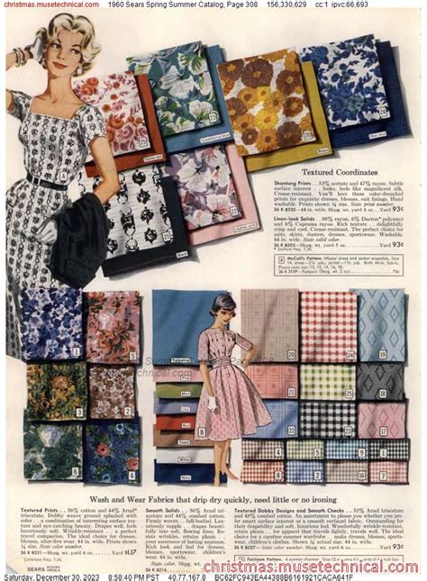 1960 Sears Spring Summer Catalog Page 308 Catalogs And Wishbooks