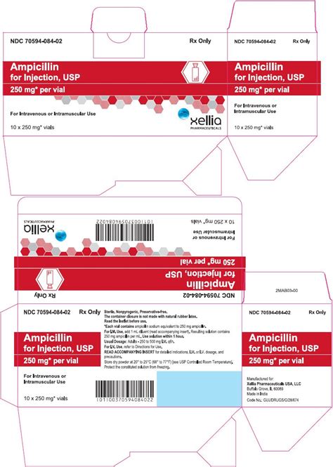 Ampicillin Package Insert Prescribing Information Drugs