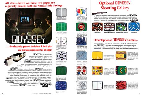 fascinating story   magnavox odyssey  worlds  game