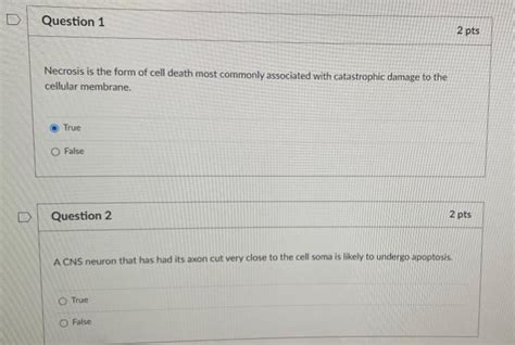 Solved Necrosis is the form of cell death most commonly | Chegg.com