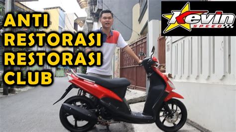 RESTORASI YAMAHA MIO MERAH 2007 PUNYA JAGOAN KEVIN SPEED YouTube