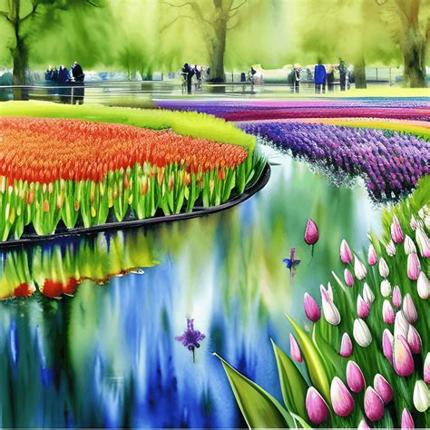 Keukenhof Park · Creative Fabrica