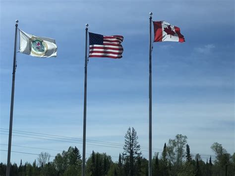 In The Wild Flags Of The Grand Portage Chippewa United States And