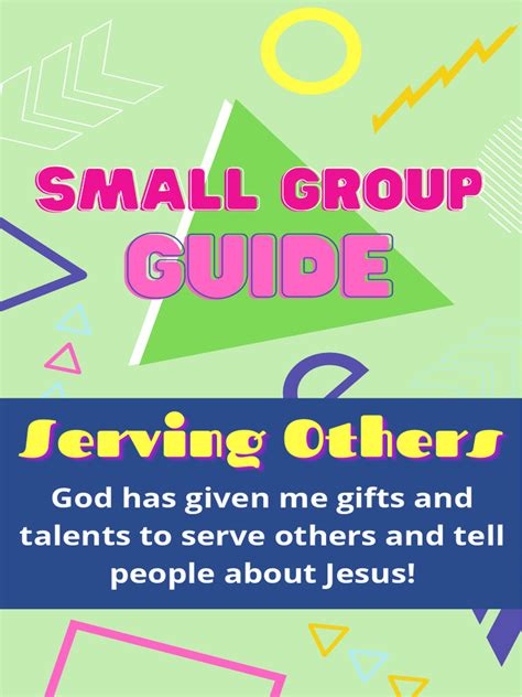 Serving Others Small Group Guide Pdf Jesus