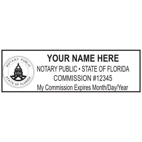 Florida Notary Stamp And Seal Pro Stamps