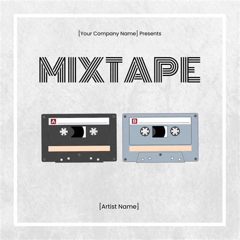 Free Mixtape Album Cover Template - Edit Online & Download | Template.net