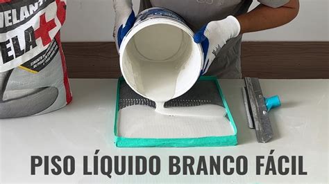 FAÇA VOCE MESMO CIMENTO QUEIMADO LIQUIDO AUTONIVELANTE BRANCO YouTube