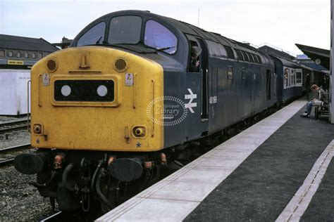 The Transport Library Br British Rail Diesel Locomotive Class 40 40198 At Doncaster In 1980