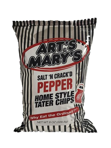 Arts And Marys Salt N Pepper Home Style Tater Chips