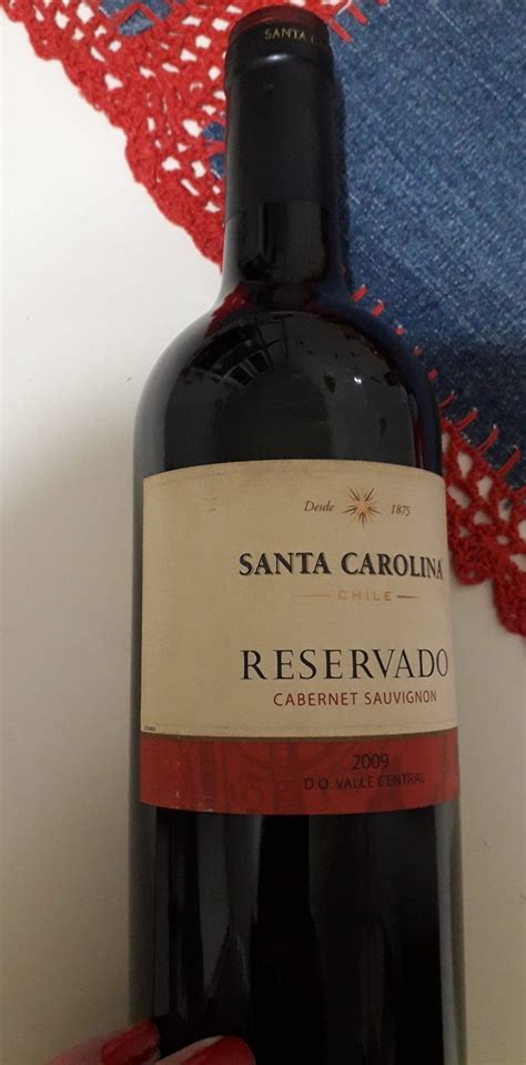 Vin Cola Santa Carolina Vinho Tinto Santa Carolina Reservado