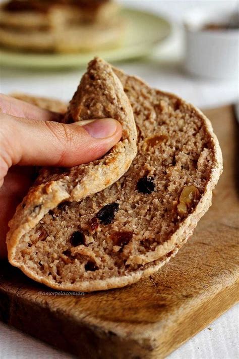 Pão de aveia fit de frigideira Receita Receitas Pão de aveia e