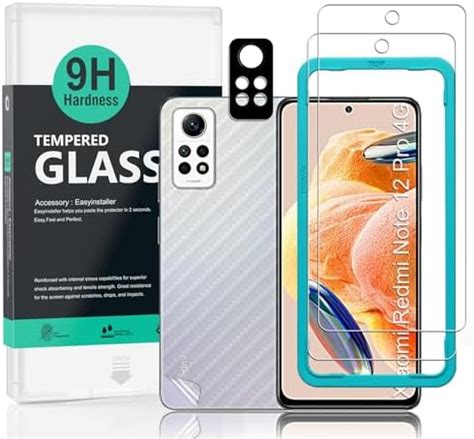 Ibywind Screen Protector 2 Pack For Xiaomi Redmi Note 12 Pro 4G 9H