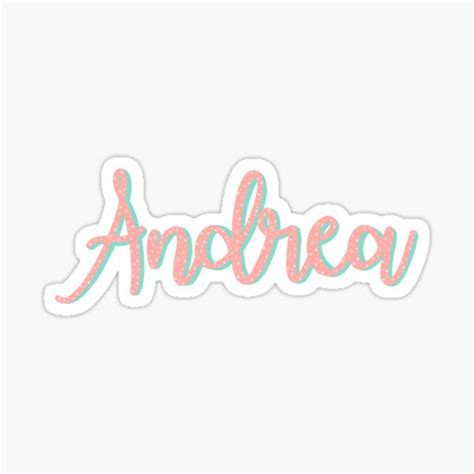 Andrea Sticker By Xradicalrainbow Ubicaciondepersonascdmxgobmx