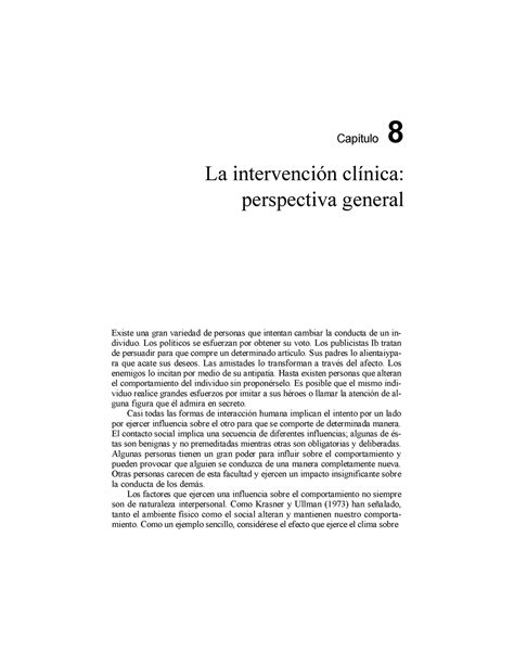 Introduccion A La Psicologia Clinica Bernstein Cap Tulo