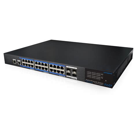 PoE Texas 24 Port Gigabit Managed IEEE 802.3at PoE Switch – MAGMATIC