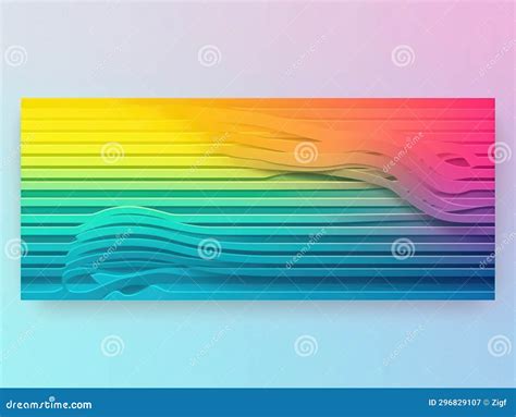 Colorful Background with a Rainbow Wave Pattern Stock Illustration ...