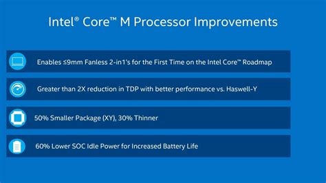 Intel Core M offiziell vorgestellt: PCs mit 14-nm-CPUs noch 2014