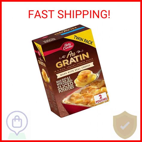 Betty Crocker Au Gratin Potatoes Made With Real Cheese 88 Oz 2 Pouches Ebay