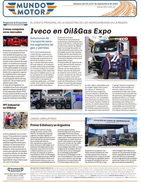 Mundo Motor Semana Del Al De Septiembre La Voz De Bragado