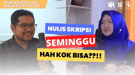 Cara Cepat Menulis Skripsi Dalam Seminggu Tips Trik Mahasiswa Lulus