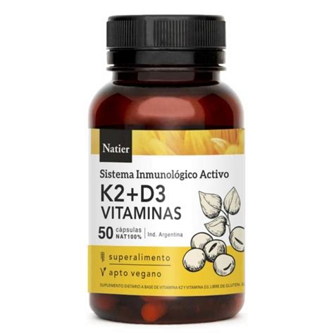 Vitaminas D3 K2 Cálcio E Magnésio 60cáps 500mg Status 44 OFF