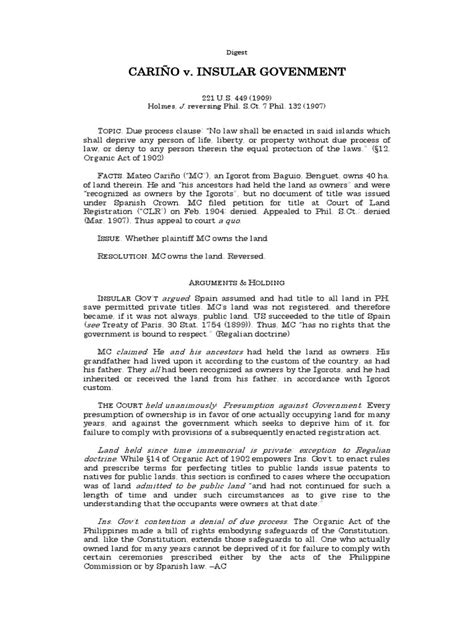 case digest format due process clause supreme court   united