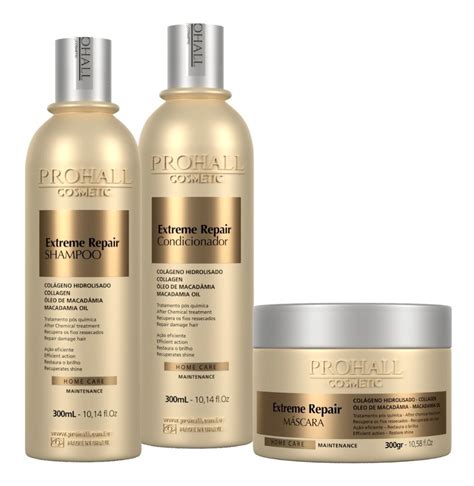 Prohall Kit Extreme Repair Let Me Be Progressiva 500 Ml Mercado Livre