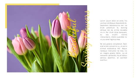 Spring Flowers Google Slides Templates